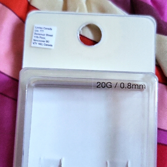 BRAND NEW 🏷Gold Plated Surgical Steel Nose Ring 6-Pack - Picture 5 of 5